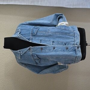 VINTAGE Hard Rock Cafe Washington D.C. Denim Jacket Size Large